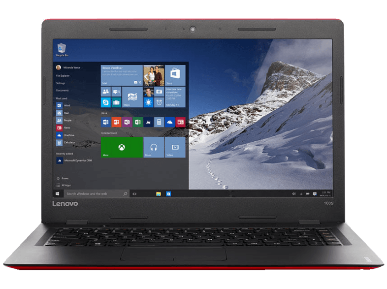 LENOVO Idepad 100S Kırmızı 14 inç  Notebook
