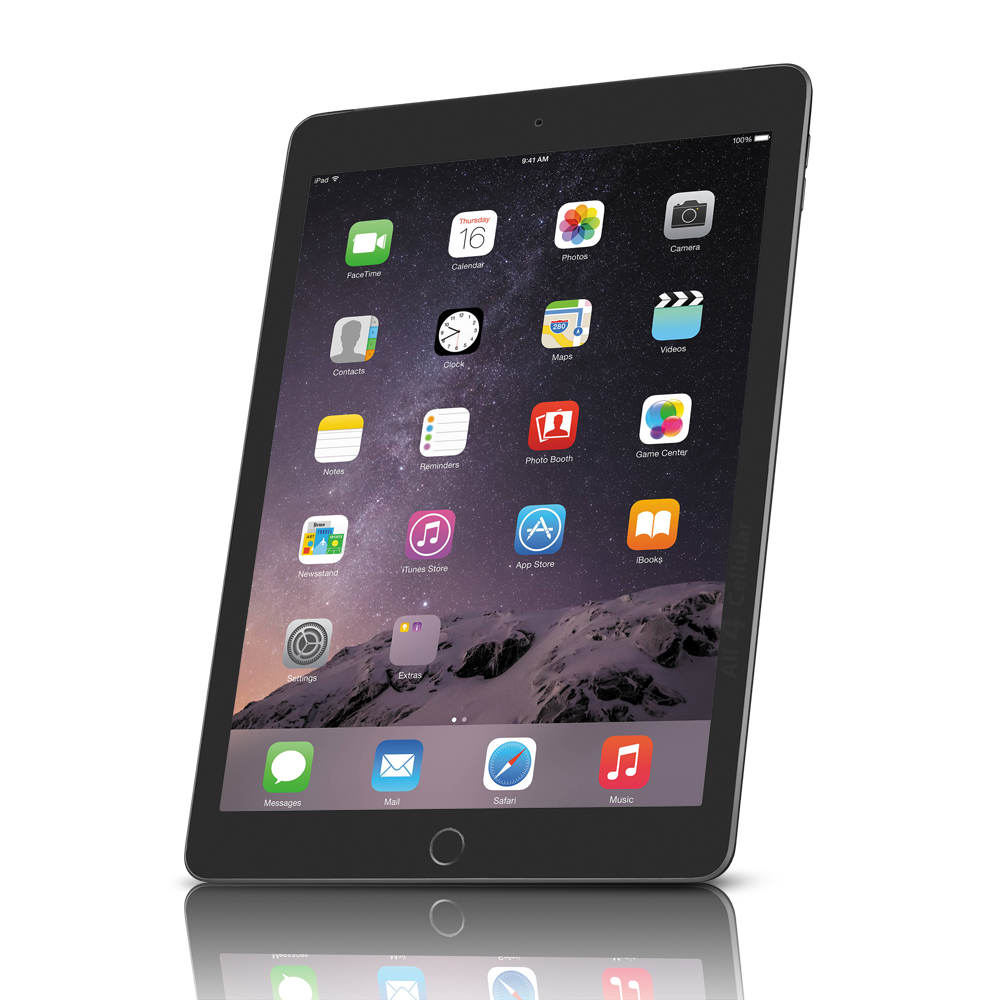 MGHX2TU/A Apple iPad Air 2 64GB Wi-Fi 9,7'' 4G Space Gray İOS 8 Tablet PC
