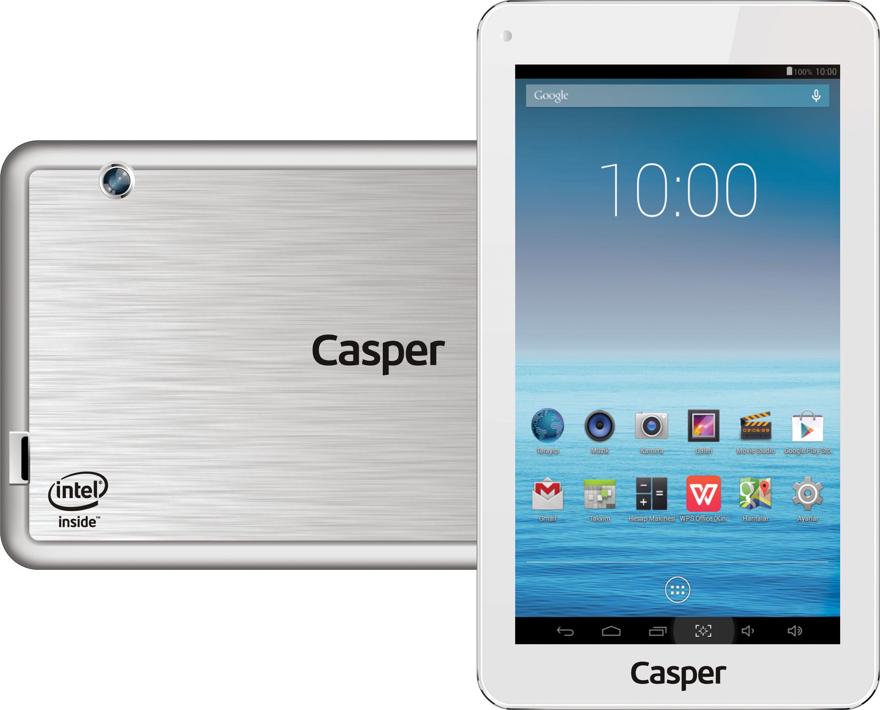 Casper VIA T27 7'' Tablet Pc Beyaz Android 4.4 KitKat Tablet PC
