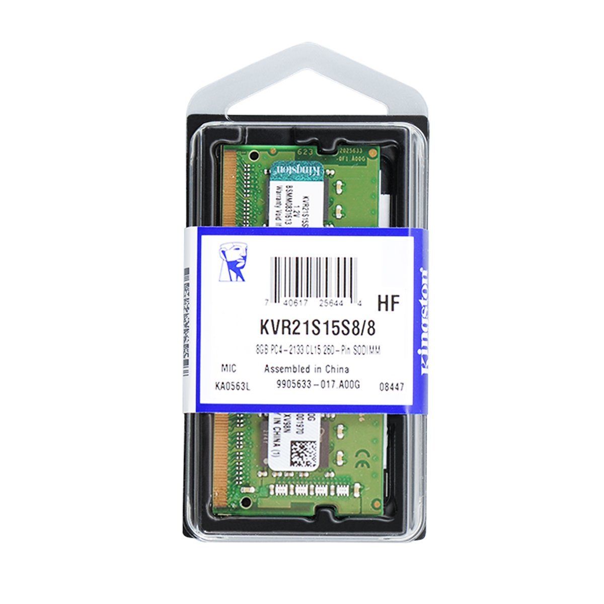 Kingston KVR21S15S8/8 8GB DDR4 2133 MHz CL15 PC4-17000 Memory Ram