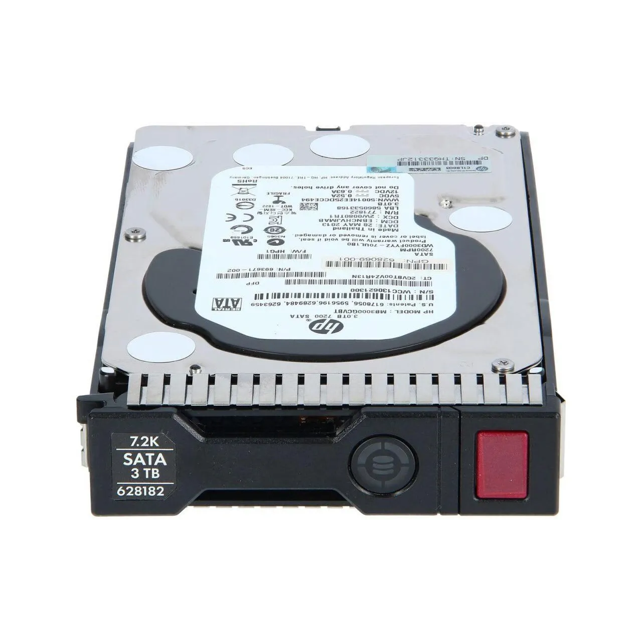 HP 628182-001 3TB 7.2 3G SATA hard disk drive main image 1