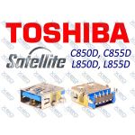 Yeni, Garantili Toshiba L850 L855 C850 C855 DC JACK 14.00$