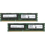 Crucial 32GB (2 x 16 GB) 240-Pin DDR3 SDRAM ECC Registered DDR3 1600 (PC3 12800) Server Memory Model CT2K16G3ERSLD4160B