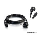 YONCA 3 Göz 1.20m 0.75mm Notebook Power Kablosu