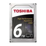 Toshiba X300 6TB 3.5" SATA 6Gb/s 7200 rpm 128 MB (HDWE160UZSVA)
