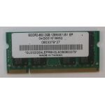 2GB 200p PC2-6400 CL6 16c 128x8 DDR2-800 2Rx8 1.8V SODIMM , Elpida/3rd, BJE, 04G001618652 0803379