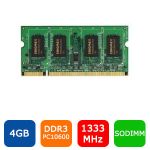KN.4GB09.002 4GB DDR3-1333 ELP LF SODIMM
