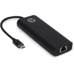 HP 3 Port USB-C Multi Hub Docking Station (2UX26AA#ABB)