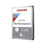 Toshiba X300 Performance NAS 4TB SATA 6Gb/s 7200 rpm 128Mb Cache HDWE140UZSVA