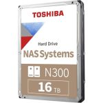 Toshiba N300 NAS Systems 16TB 3.5" 7.2K 6Gb/s SATA HDWG31GUZSVA