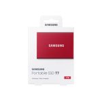 Samsung Portable SSD T7 1TB Kırmızı Playstation, Xbox, Macs MU-PC1T0R/WW