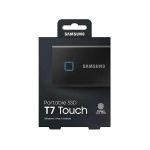 Samsung Portable SSD T7 Touch Metalic Siyah 1TB MU-PC1T0K/WW