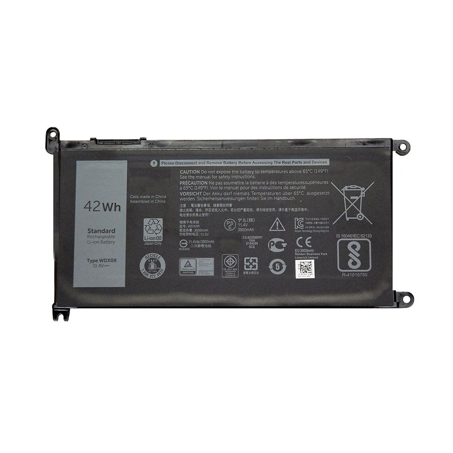 Dell Vostro 15 5568 FG20F8256N Notebook Orjinal Pili Bataryası