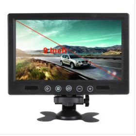 9 inch LCD Araç DVD VCR Headrest HD VGA/AV Monitörü