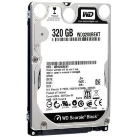 WD3200BEKX WD Scorpio Black 2.5" SATA 320GB 7200rpm 16MB