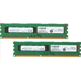 Crucial 16GB (2 x 8GB) 240-Pin DDR3 SDRAM ECC Unbuffered DDR3 1600 (PC3 12800) Server Memory Model CT2KIT102472BD160B