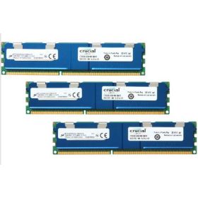 Crucial 96GB (3 x 32GB) 240-Pin DDR3 SDRAM ECC DDR3 1866 (PC3 14900) Server Memory Model CT3K32G3ELSDQ4186D