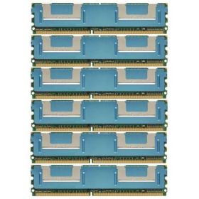 12GB (6x2GB) PC2-5300 DDR2-667 240pin Fully Buffered SDRAM FB DIMM RAM Memory for Dell Precision Workstation T7400