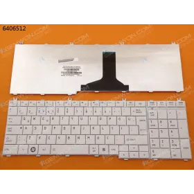 Toshiba Satellite L675 L675D Türkçe Beyaz Notebook Klavyesi