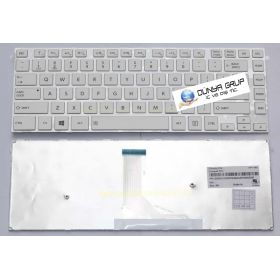 Toshiba Satellite L40T-A Beyaz Türkçe Notebook Klavyesi