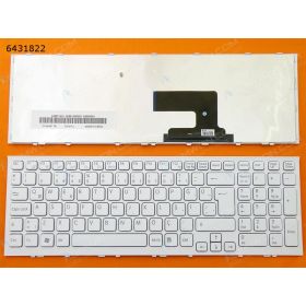 Sony VAIO VPCEH1E1E/W VPC-EH1E1E/W Beyaz Türkçe Notebook Klavyesi