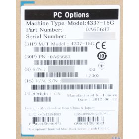 Lenovo ThinkPad Mini Dock Series 3 with USB 3.0 (0A65683)