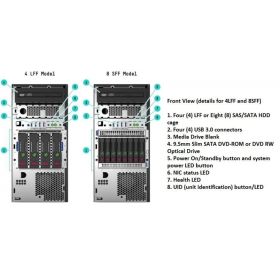 HPE ML30 Gen9 4LFF HOT PLUG E3-1220v5 8GB 2TB (2X1TB) SATA B140i 1X350W (831068-425)