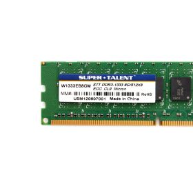 Super Talent W1333EB8GM 8GB DDR3 1333 MHz Sunucu Memory Ram