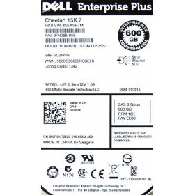 Dell DP/N: 0R23X, 08R4T4 0V8XJ 600GB 15K 3.5'' SAS Hard Disk