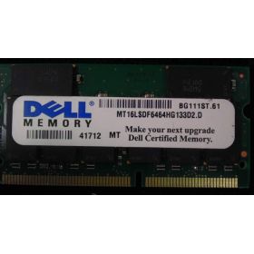 MT16LSDF6464HG-133D2 512MB DDR 333MHZ PC133S-333 Notebook Ram