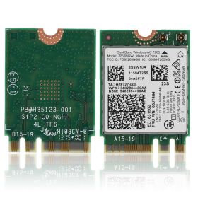 Intel 7265NGW AC M2/NGFF Dual Band 2.4/5G 867Mbps WiFi BT4.0 NGFF/M.2 DD
