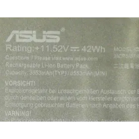 Asus VivoBook 15 X505ZA-BQ887R Notebook Orjinal Laptop Bataryası Pil