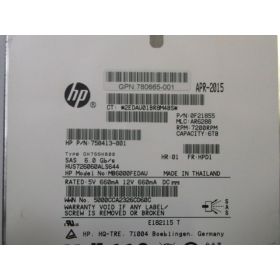 HP PN 758413-001 780665-001 6TB SAS Hard Disk