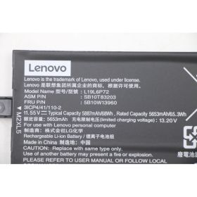 Lenovo 5B10W13960 5B10W13961 Orjinal Laptop Bataryası
