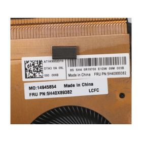 Lenovo ThinkPad T15g Gen 1 (Type 20UR, 20US) CPU Heatsink Cooling Fan