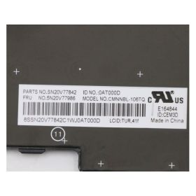 Lenovo ThinkPad P15s Gen 1 (20T4003ATX) Orjinal Türkçe Klavye