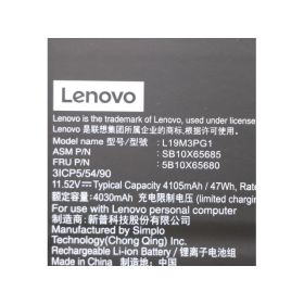 Lenovo 100e Chromebook 2nd Gen AST (Type 82CD) Orjinal Laptop Bataryası