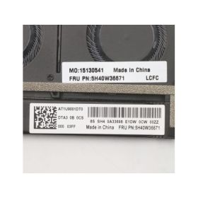 Lenovo ThinkPad X1 Carbon 9th Gen (Type 20XW, 20XX) CPU Heatsink Fan 5H40W36671