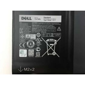 DELL DP/N: 0RWT1R 0N7T6 Orjinal Laptop Bataryası Pili