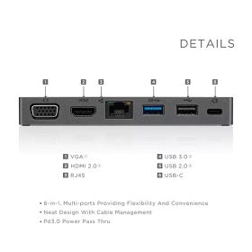 Lenovo 4X90S92381 Powered USB-C Travel Hub Çoğaltıcı