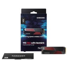 Samsung 990 PRO Heatsink NVMe M.2 SSD 4TB MZ-V9P4T0CW