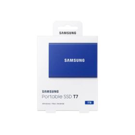 Samsung Portable SSD T7 1TB Mavi Playstation, Xbox, Macs MU-PC1T0H/WW