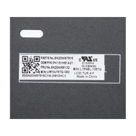 Lenovo ThinkPad L15 Gen 2 (20X300G8TX024) Orjinal Türkçe Klavye