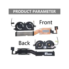 DELL XPS 13 9380 7390 Laptop CPU Fan and Heatsink 0WCX2D
