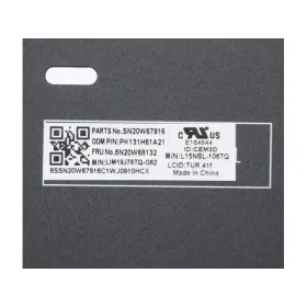 Lenovo L15 (type 20U3, 20U4) 20U4S43N00 Orjinal Laptop Klavyesi - Görsel 3
