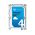 Seagate Exos 7E8 4TB 4Kn SATA 3.5'' HDD 7.2K 6Gb/s 256MB Cache SED ST4000NM0055
