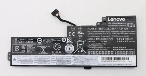 Lenovo ThinkPad T480 (Type 20L5, 20L6) Orjinal Laptop Bataryası