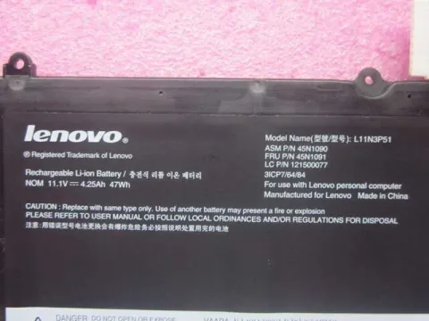 Lenovo 45N1115, 45N1091 Orjinal Laptop Bataryası