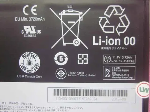 Lenovo 45N1115, 45N1091 Orjinal Laptop Bataryası