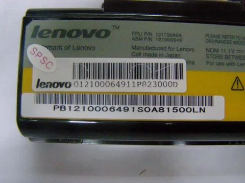 Lenovo 121000649 121000650 Orjinal Laptop Bataryası